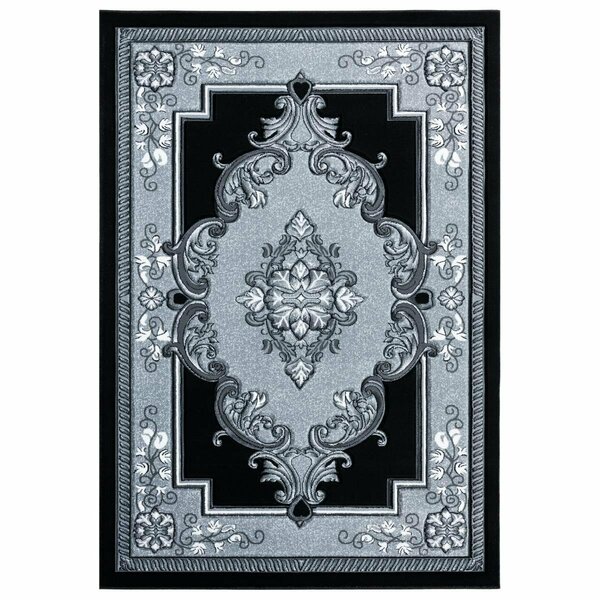 United Weavers Of America 1 ft. 10 in. x 2 ft. 8 in. Bristol Fallon Silver Rectangle Accent Rug 2050 10571 24